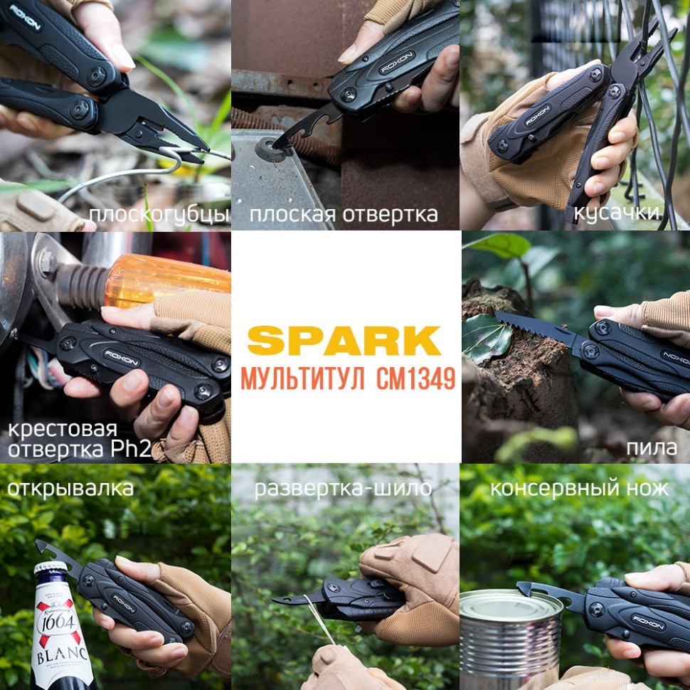 Мультитул Roxon SPARK CM1349 - фото 2