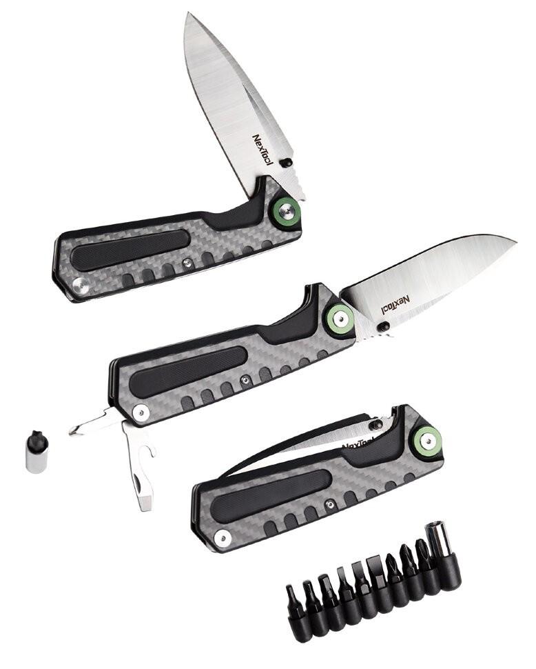 Многофункциональный нож Xiaomi NexTool 3 в 1 NE20021 Black (6945064210863) - фото 6