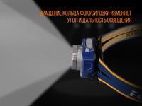 Фонарь налобный Fenix HL40R Cree XP-LHIV2 LED серый HL40RGY - фото 19