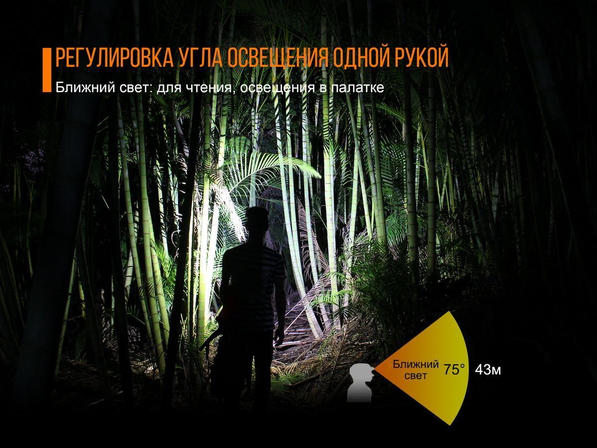 Фонарь налобный Fenix HL40R Cree XP-LHIV2 LED синий HL40RBL - фото 14