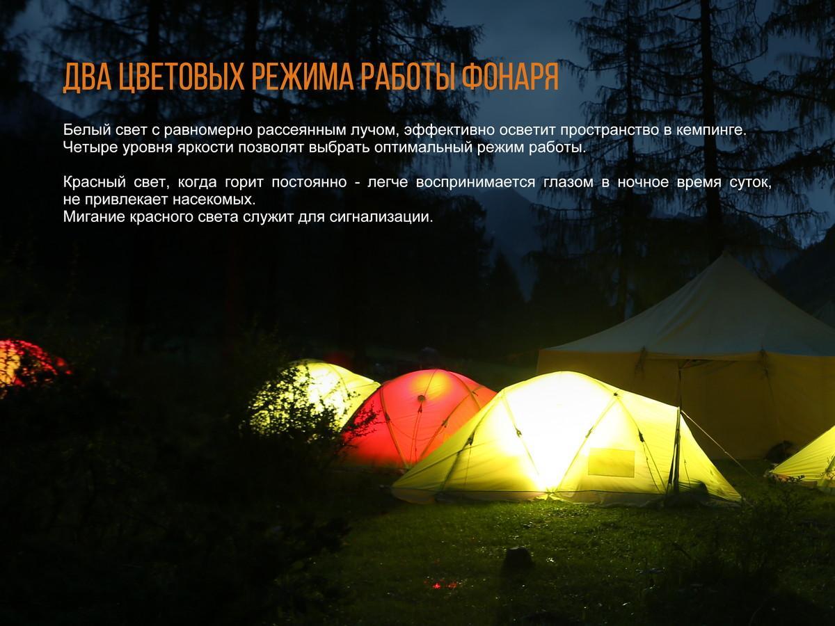 Фонарь кемпинговый Fenix CL20Rbl голубой - фото 7