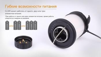 Фото Фонарь кемпинговый Fenix CL30R черный