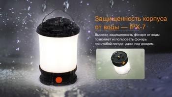 Фото Фонарь кемпинговый Fenix CL30R черный