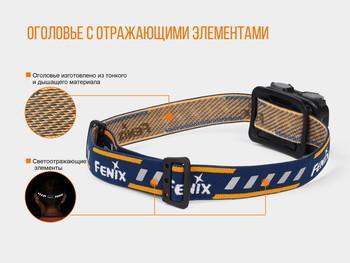 Фото Фонарь налобный Fenix HL32R сер