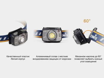 Фото Фонарь налобный Fenix HL32R сер