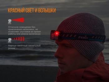 Фото Фонарь налобный Fenix HL32R голубой
