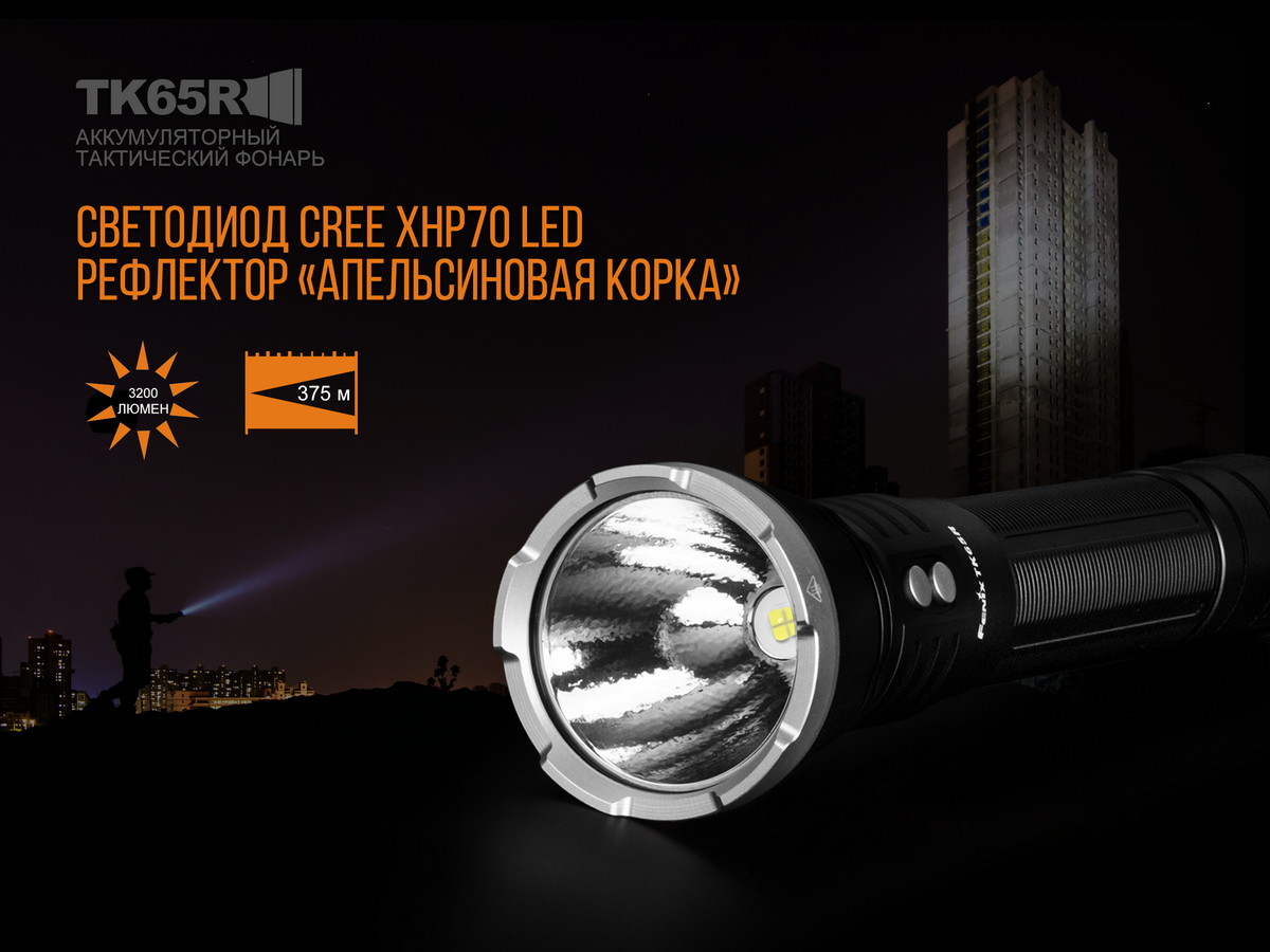 Фонарь ручной Fenix TK65R - фото 12