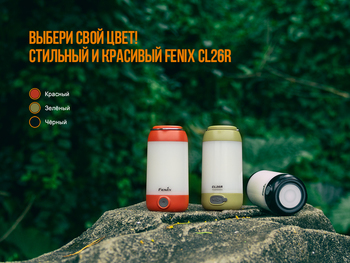 Фото Фонарь кемпинговый Fenix CL26R зеленый