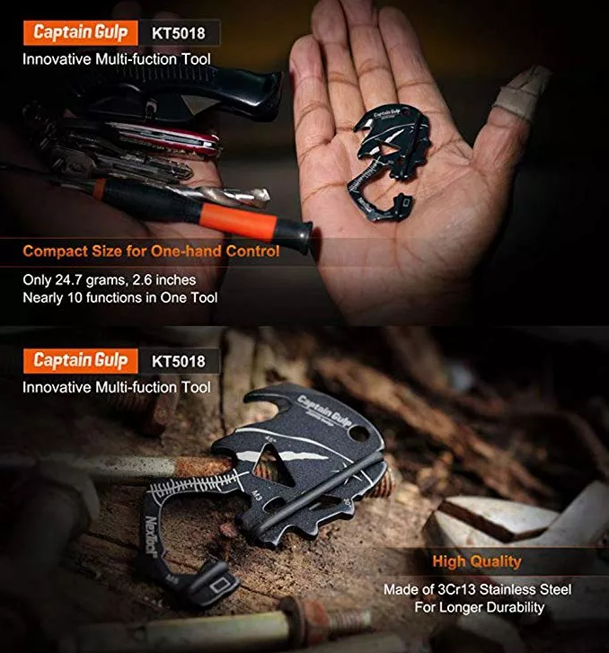 Мини-Мультитул NexTool Captain Gulp KT5018 - фото 4