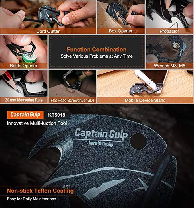 Мини-Мультитул NexTool Captain Gulp KT5018 - фото 2