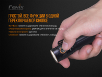 Фонарь ручной Fenix E30R Cree XP-L HI LED - фото 13