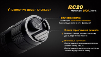 Фото Фонарь ручной Fenix RC20 XM-L2 U2