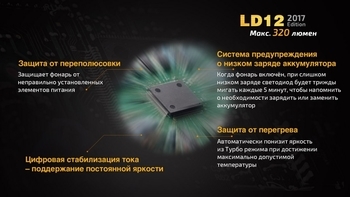 Фото Фонарь ручной Fenix LD12 CREE XP-G2 R5 2017
