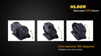 Фонарь налобный Fenix HL60R Cree XM-L2 U2 Neutral White LED - фото 10