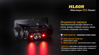 Фонарь налобный Fenix HL60R Cree XM-L2 U2 Neutral White LED - фото 11