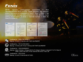 Фото Фонарь ручной Fenix WF11E