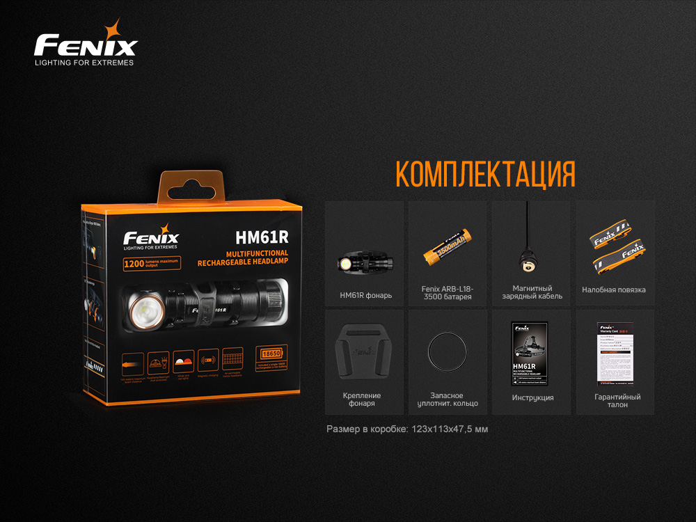 Мультифонарь Fenix HM61R - фото 16