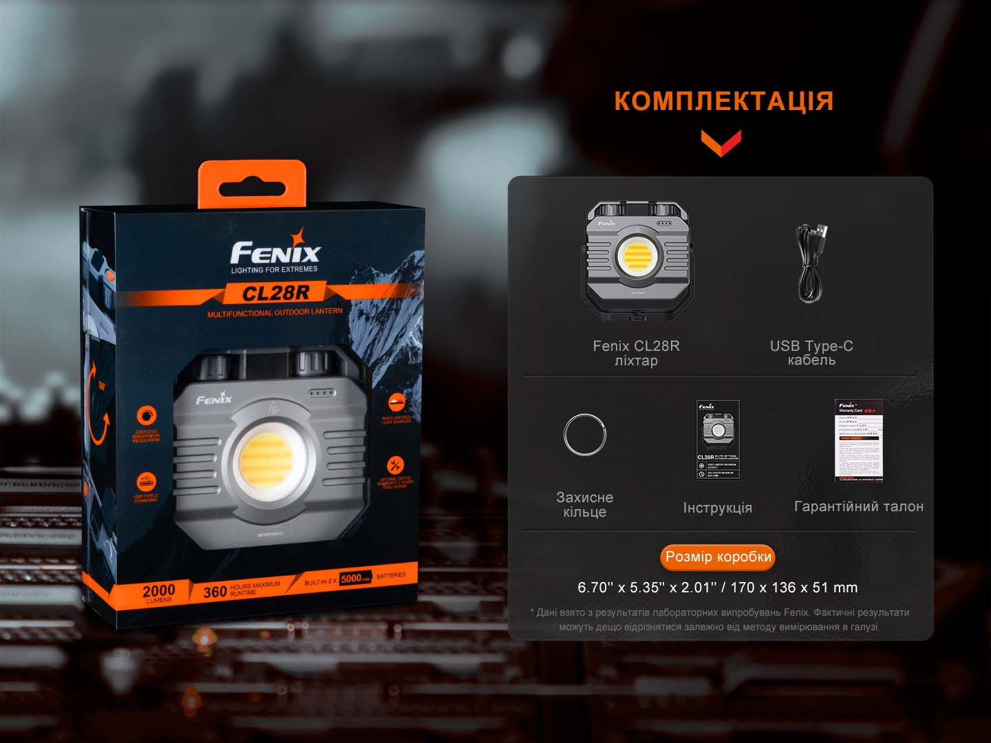 Фонарь многофункциональный Fenix CL28R с функцией Powerbank (10 000 mAh) - фото 5
