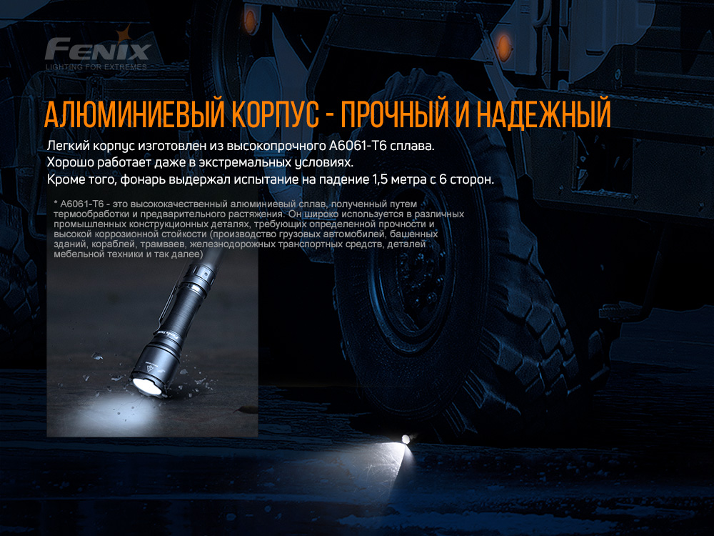 Фонарь ручной Fenix TK06 - фото 12