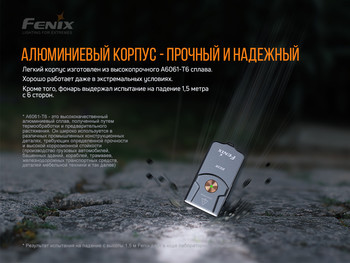 Фото Фонарь наключный Fenix E03R