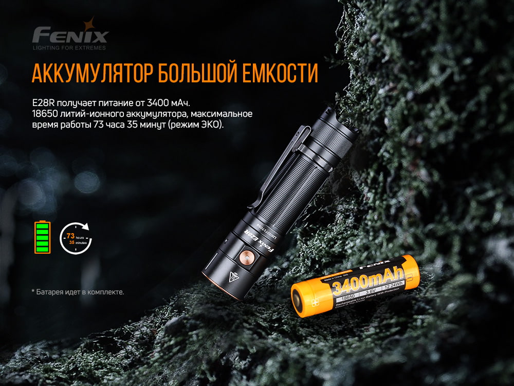 Фонарь ручной Fenix E28R - фото 12