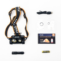 Налобный фонарь Fenix HM65R + фонарь ручной Fenix E01 V2.0 в подарок - фото 1