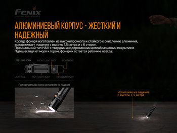 Фото Фонарь ручной Fenix PD36R+фонарь ручной Fenix E01 V2.0 в подарок