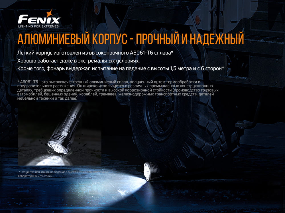 Фонарь ручной Fenix LR50R - фото 4