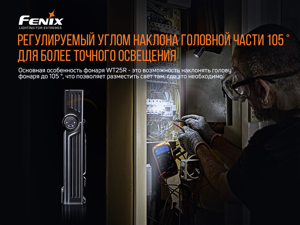 Фонарь ручной Fenix WT25R - фото 18