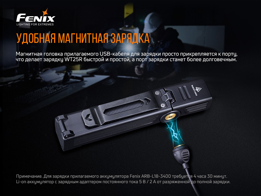 Фонарь ручной Fenix WT25R - фото 22