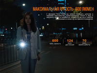 Фонарь ручной Fenix E09R - фото 15
