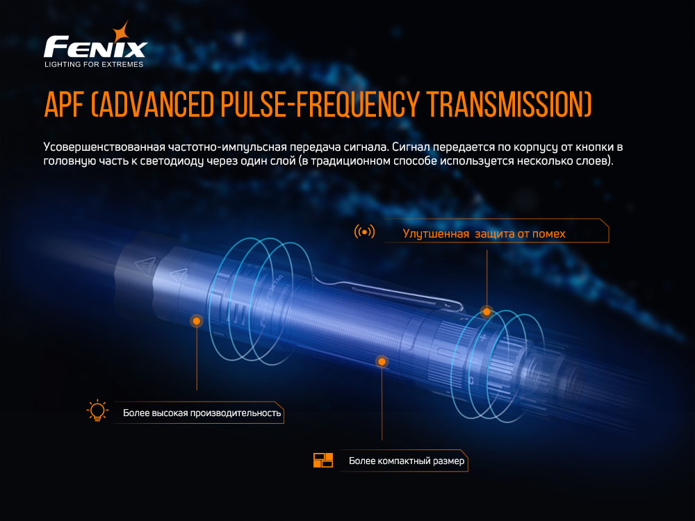 Фонарь ручной Fenix PD36TAC - фото 13