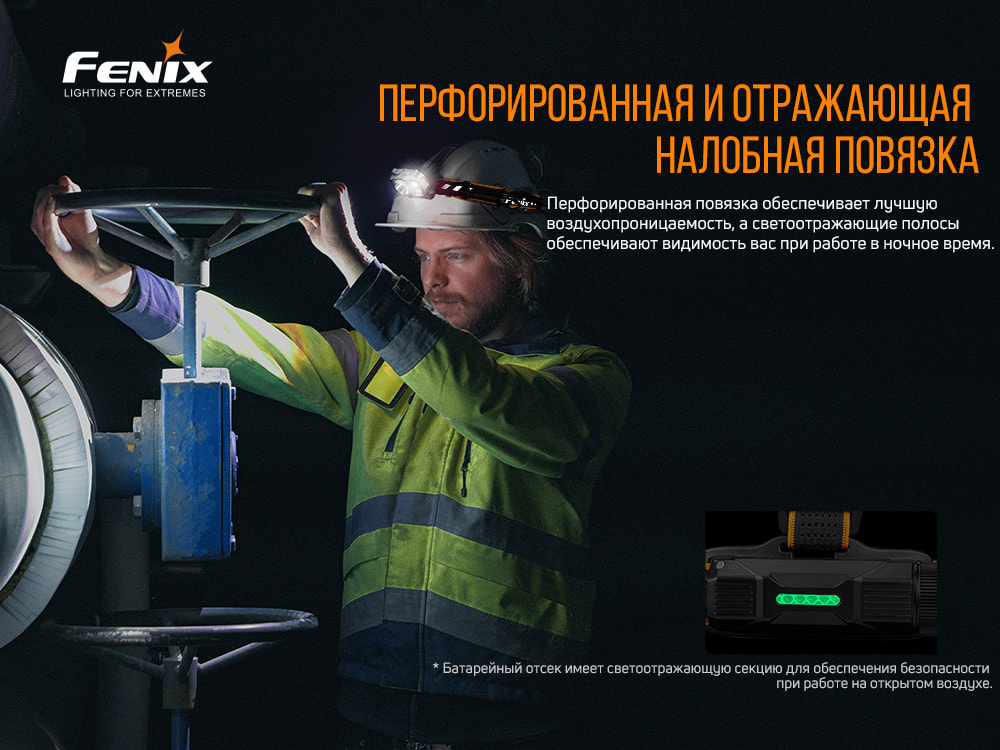 Фонарь налобный Fenix HP25R V2.0 HP25RV20 - фото 14