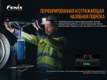 Фото Фонарь налобный Fenix HP25R V2.0 HP25RV20