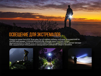Фото Фонарь ручной Fenix E05R черный E05Rblk