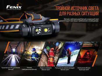 Фото Фонарь налобный Fenix HM70R