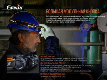 Фото Фонарь налобный Fenix HM70R