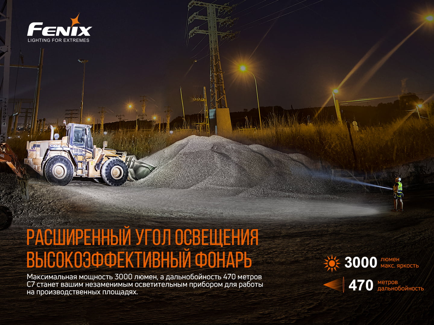 Фонарь ручной Fenix C7 - фото 16