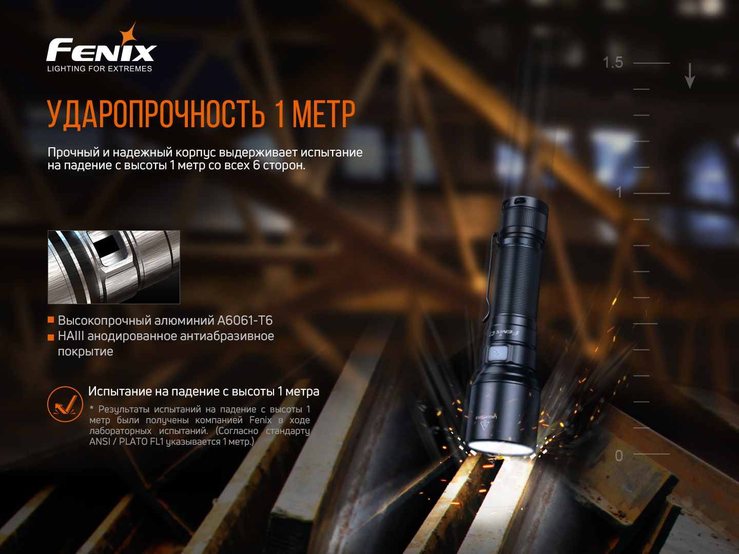 Фонарь ручной Fenix C7 - фото 14