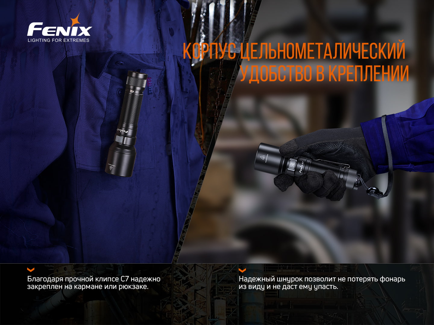 Фонарь ручной Fenix C7 - фото 13