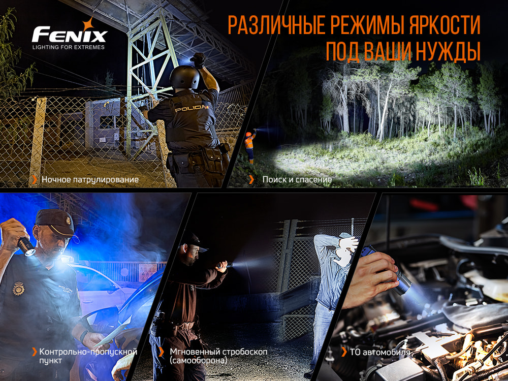 Фонарь ручной Fenix TK35UE V2.0 TK35UEV20 - фото 19