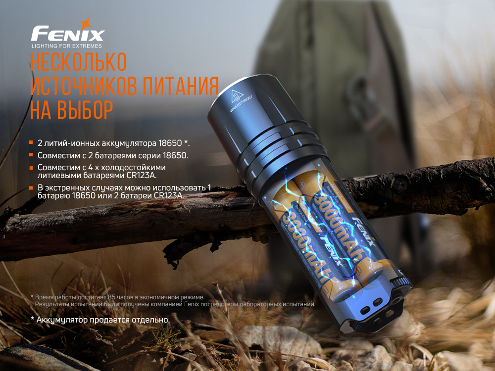 Фонарь ручной Fenix TK35UE V2.0 TK35UEV20 - фото 7