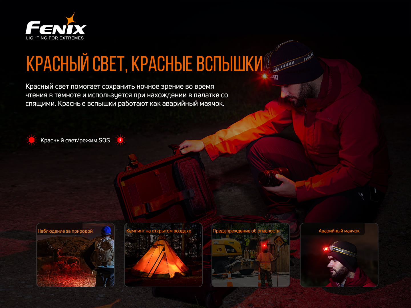 Фонарь налобный Fenix HM60R - фото 7
