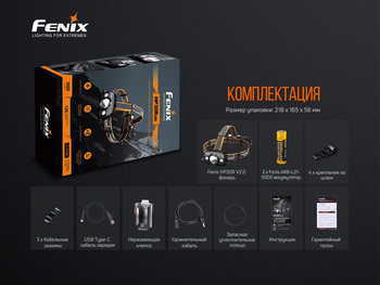 Фото Фонарь налобный Fenix HP30R V2.0 HP30RV20