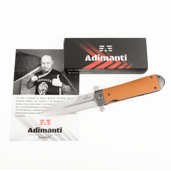 Фото Нож Adimanti Samson by Ganzo (Brutalica design) коричневый