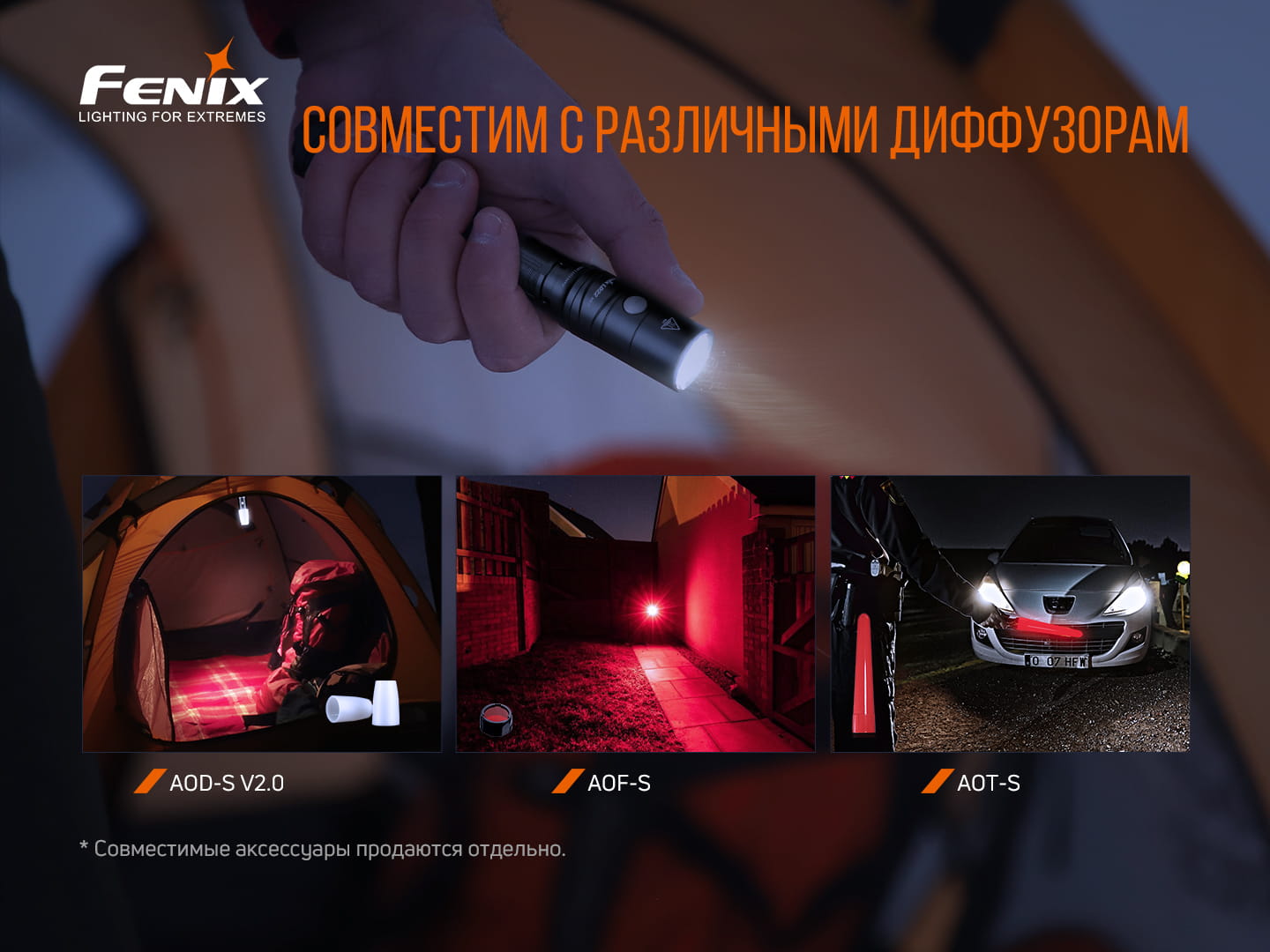 Фонарь ручной Fenix LD22 V2.0 LD22V20 - фото 8