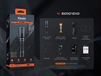 Фото Фонарь ручной лазерный Fenix HT30R