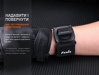 Фото Держатель для фонаря на запястье Fenix ALW-01