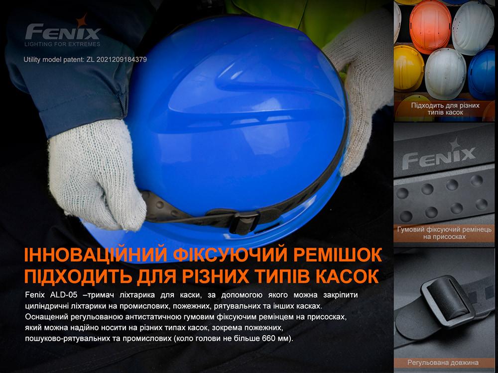Универсальное крепление на шлем с повязкой Fenix ALD-05 - фото 8