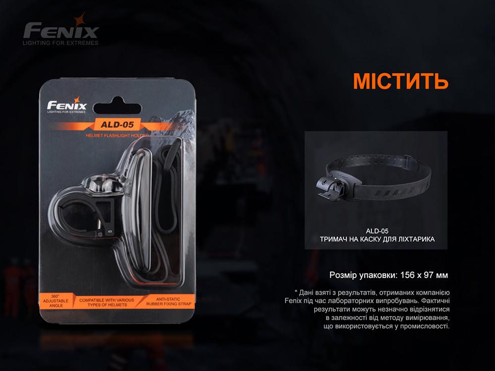 Универсальное крепление на шлем с повязкой Fenix ALD-05 - фото 4